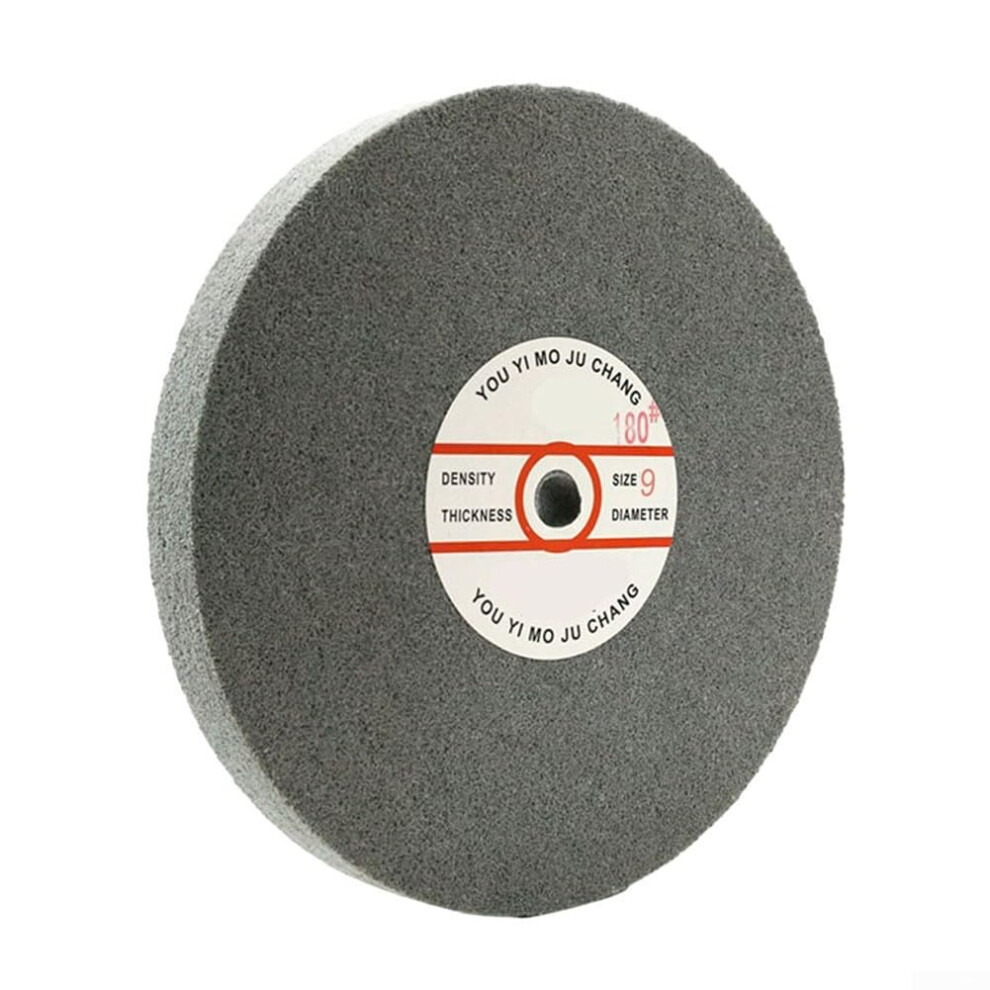 Nylon Fiber Polishing Wheel 10 Inch, 180 Grit, Metal And Stone, 250Mm X 25Mm, 16Mm Arbor, Buffing And Deburring Tool 9189345482250