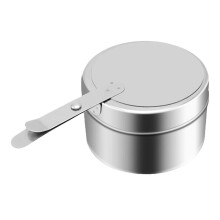 8-Teiliger Chafing-Brennstoffhalter, Chafing-Docht-Brennstoffhalter Aus Edelstahl mit Abdeckung, Wärmebox-Halter für Chafing Dish, Grill