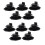 10Pack Justerbart Däcksstöd Piedestal Deck Foundation Base Support för Flytande Däck Plattform Däck Golvhöjd 1
