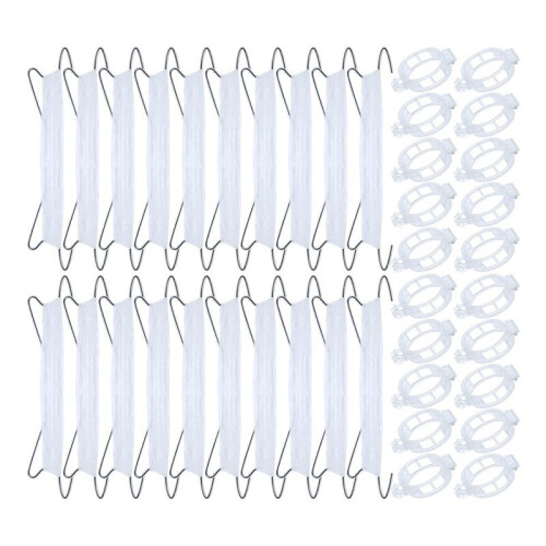 40pcs Tomato Hooks with String, Tomato Support Hooks, Tomato Holder Hooks & Plant Support Clips with 33.3ft Twine