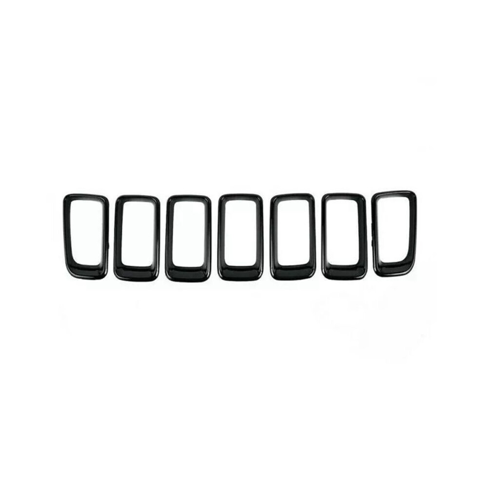 Automobile 7 Pcs Front Grille Inserts 68109865Aa For Compass 2011-2016 Parts 4713659434312