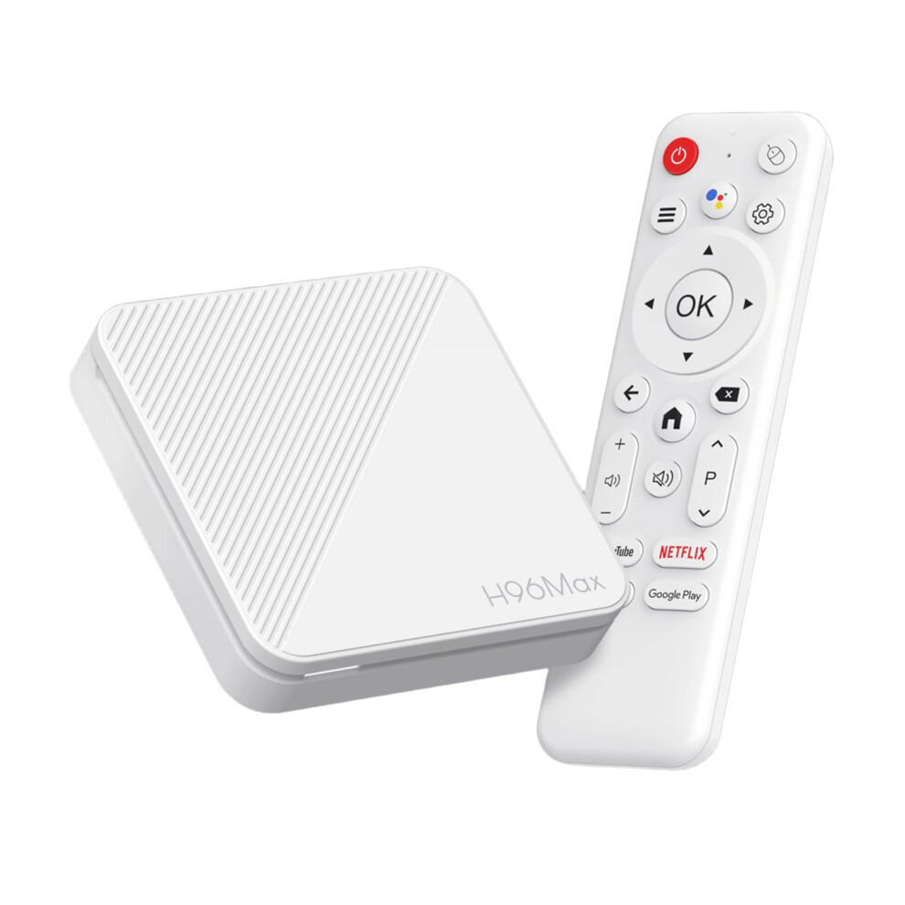 H96 Max Android 14.0 Atv Box Quadcore Wifi6 2.4G/5.8Ghz Bt5.0 4K Av1 Ultra Hd Voice Control Smart Home Player 9347817315288