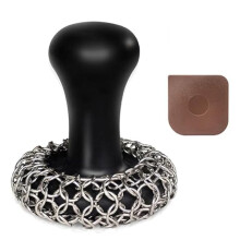 Gusseisen-Schrubber, Gusseisen-Pfannenreiniger-Schrubber, Kettenhemd-Schrubber für Bratpfannen, Gusseisen-Pfannenreiniger-Kette