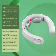 Elektrisches Nackenmassagegerät, Tragbar, Beheiztes Nackenmassagegerät, Elektrisches Puls-Nackenmassagegerät Zur Schmerzlinderung und Entspannung,