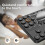 Rechargeable Double  Number Pad Wireless Numeric Keypad 35-Keys External Numpad Keyboard Data Entry 3