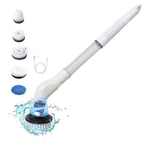 Electric Cleaning Brush, Replaceable Brush Electric Scrubber, Multifunctional  Electric Scrubber