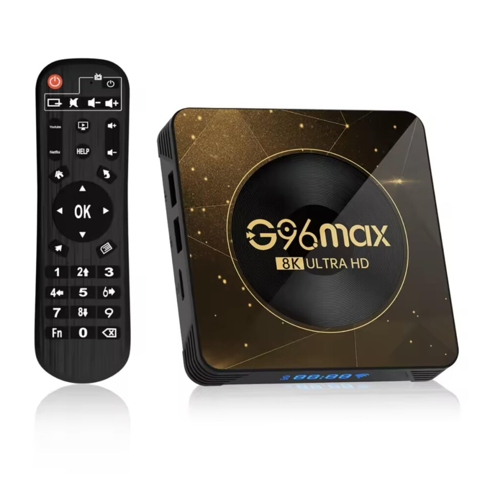 Android 13.0 Tv Box G96 Max, Rk3528 Quadcore 64Bit Cortexa53, 8K Hdr 10, Wifi 6, Bluetooth 5.0, 4Gb Ram 64Gb Storage 9347817315424