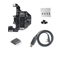 SI4732 Kortvågsradiomodul+2M Chip+USB-Programmeringskabel för Quansheng UVK5/UVK6 DIY Kortvågsmodifieringsmodul