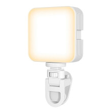 LED Pocket Light Portable Rechargeable Fill Light for Video Recording Makeup Camera Laptop Selfie Light,B