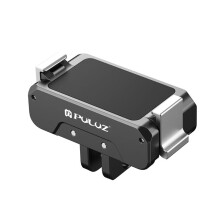 PULUZ Kamera-Dock für  Osmo Action4/3, Magnetisches Schnellwechsel-Dock, Magnetisches Aluminium-Adapter-Zubehör