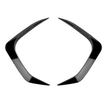 Glanzend Zwarte Voorspoiler Windmes voor X1 U11 IX1 20i 23i 30e 25e M35i M SPORT 2022-24 Bumper Surround Splitter