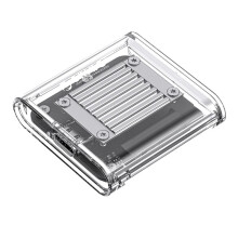 ORICO NVMe SSD-Gehäuse 10 Gbit/S PCIe SSD Transparenter Externer Adapter M.2 auf USB Typ C  2230 M.2 SSD-Gehäuse