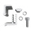 10PCS Solar Panel Mounting Bracket Side Clamp Kit Adjustable 30/35/40/45mm Fixing Clamp Solar Panel Mount Bracket 2