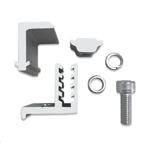 10PCS Solar Panel Mounting Bracket Side Clamp Kit Adjustable 30/35/40/45mm Fixing Clamp Solar Panel Mount Bracket 1