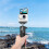 PULUZ Plastic Camera Dock voor  GO3 Duimcamera Magnetische Quick Release Basisstandaard Sportcamera-Accessoires 5
