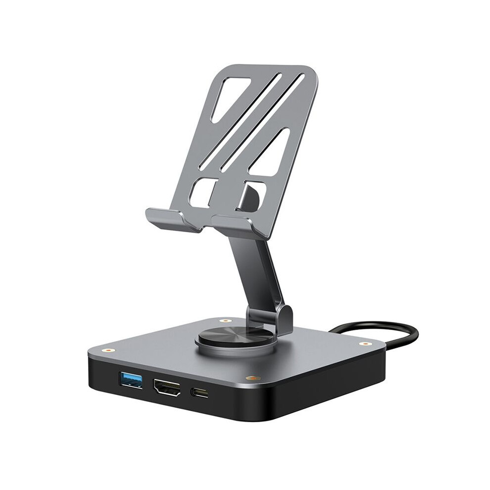 Aluminum Alloy Folding Rotating Stand Docking Station Game Console Base 4K Hd Projection Screen Docking Station 6133033135204