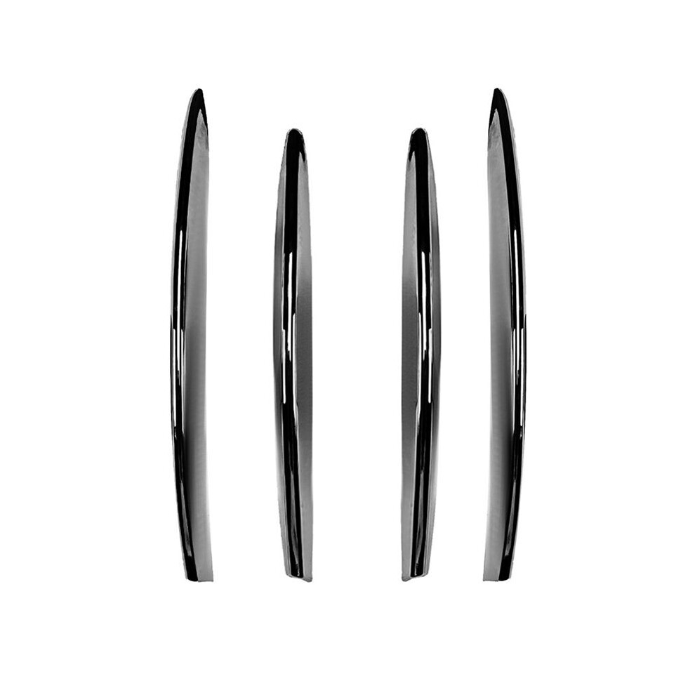 Car Front Fog Lights Trim Strips Bumper Lip Splitter Spoiler For Cla Class C118 X118 2023+ Silver 4711627374110