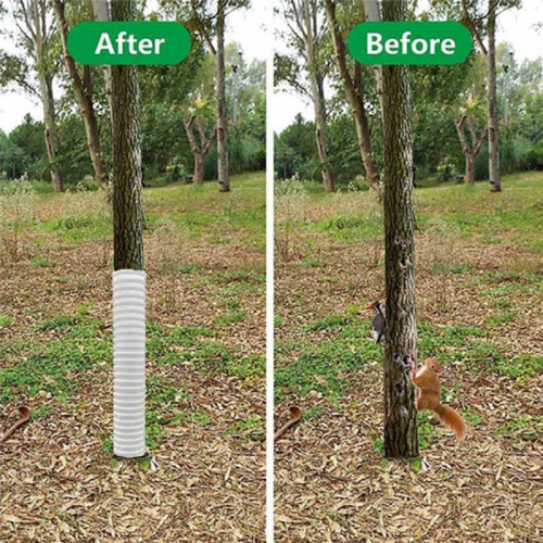 20pcs Corrugated Tree Guards Saplings Tree Trunk Protectors Tree Trunk Guard, Deer and Rabbit Protection Tree Guard Wrap 1
