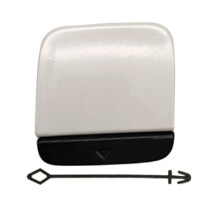 Tappo di Copertura del Gancio di Traino del Paraurti Posteriore 'Auto Verniciato 51129448791 per  Serie 3 G20 2020-2022 Bianco