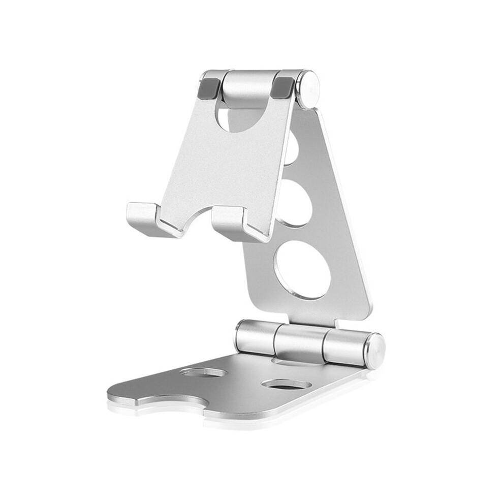 Tablet Stand Folding Adjustable Desk Portable Desktop Stand Tablet Bracket Silver 6033488627654