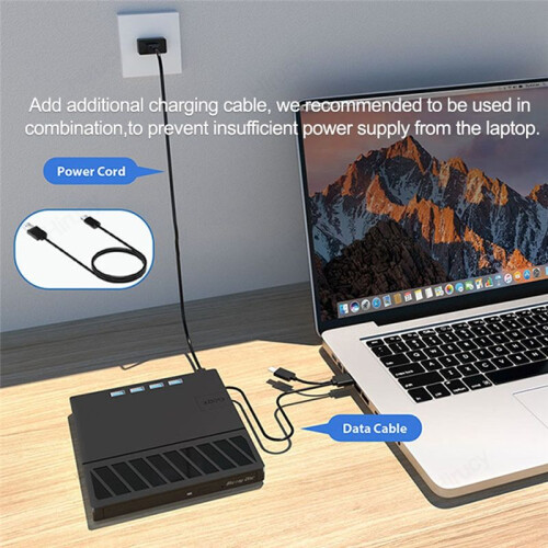 USB 3.0 Type-C Multiplication External Blu-Ray Optical Drive CD/DVD/BD -/+RW Player Burner Writer Reader for Laptop PC 2