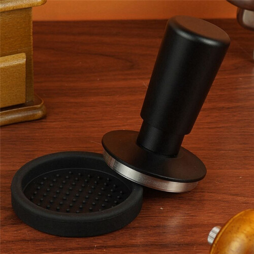 58 mm Dubbelfjäder Konstant  Pulverhammare Elastisk Pulvertamper Fast  Pulverhammare Kaffetamper 1