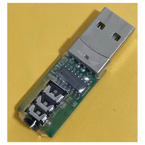 För VBand Morse USB Key Trainer Vband Mobiltelefon Computer Connector Code Trainer Telegraph Trainer Key Anslutning 2