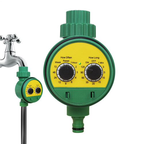 Watering Timer with Automatic Control, RustProof Housing for Lawn, Garden and Landscape Irrigation