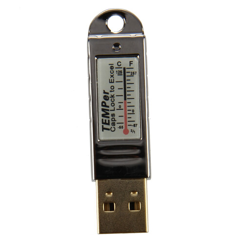 Gold TEMPer PC Laptop USB Sensor Thermometer Temperatur Datenlogger Recorder