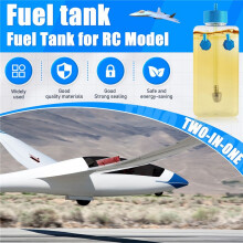 Kraftstofftank Benzin Transparente Plastikflasche 400CC CNC für RC Gas und Nitro Flugzeug
