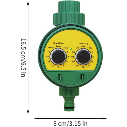 Watering Timer with Automatic Control, RustProof Housing for Lawn, Garden and Landscape Irrigation 2