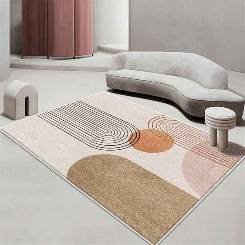 Living Room Rug Ultra Soft Plush Area Rug 80x160 cm Shaggy Fluffy Lounge Rug For Bedroom Nursery Kids Room