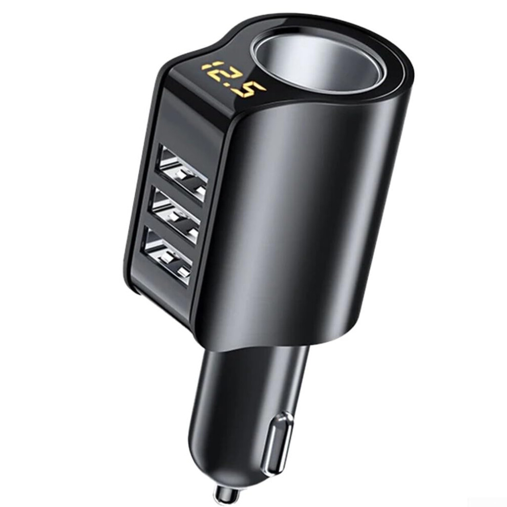 Car Charger With Qc3.0 Fast Charging, 96W Triple Usb Ports For 12V24v Vehicles 9382693022745