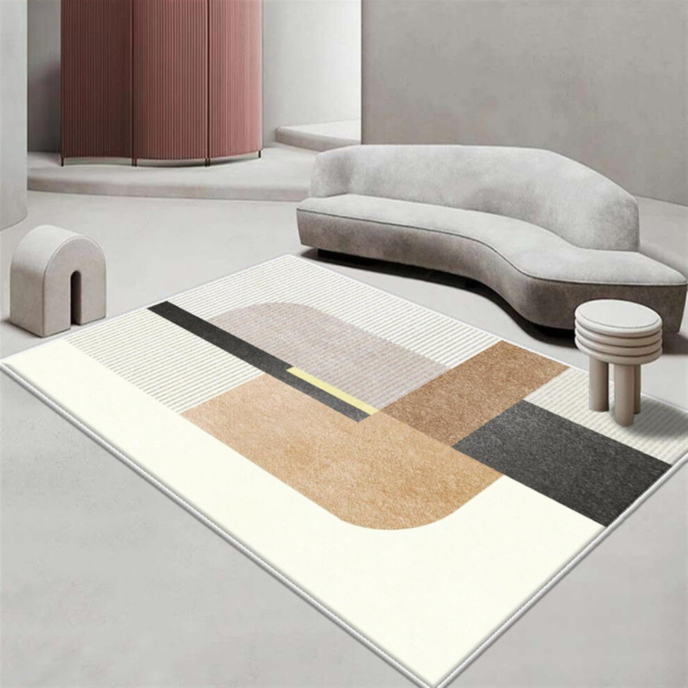 Living Room Rug Ultra Soft Plush Area Rug, 80x160 CM, Luxury Fluffy Lounge Rug For Bedroom Nursery Kids Baby Room