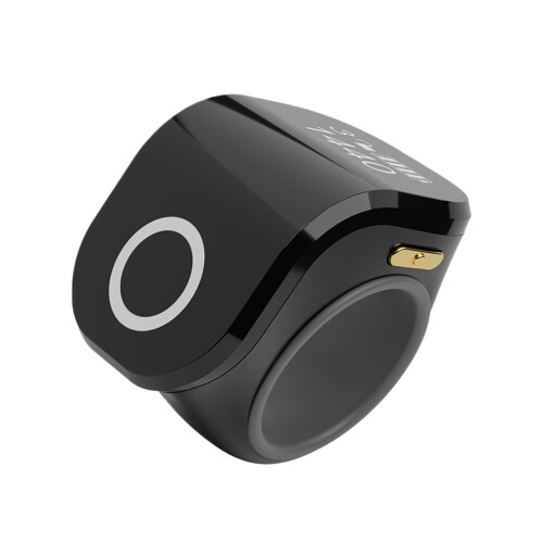 Electronic Finger Switch Hand Counter Clicker - Rechargeable Lightweight Digital Clicker Counter Ring for Golf Black