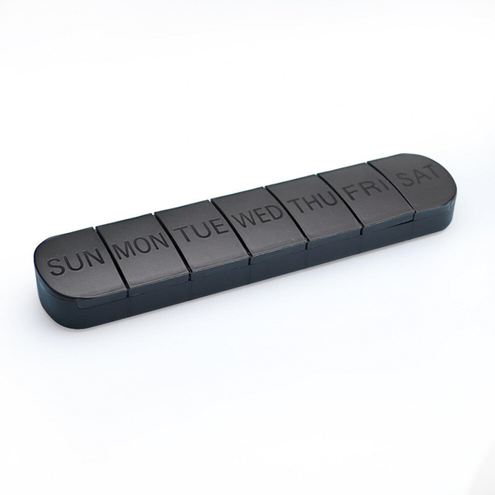 Pill Boxes 7Day OnceDaily Pill Organizer Portable Medicine Organizer Travel Pillbox Tablet Dispenser
