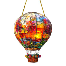 Hot Air Balloon Sun Catcher Window Hanging Acrylic Wall Hanging