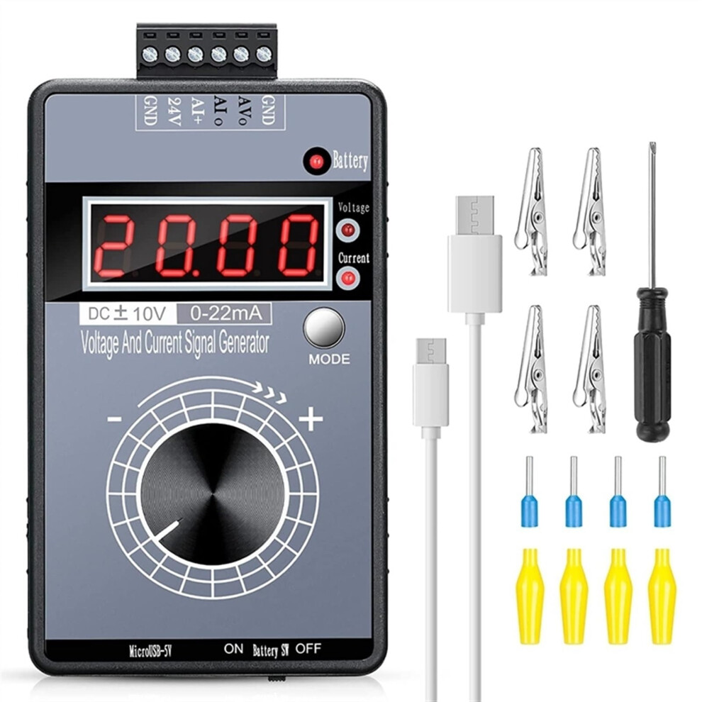 010V Signal Generator Mini Adjustable Function Generator For Analog Current And Voltage For Plc Panel Debugging 9382693128836