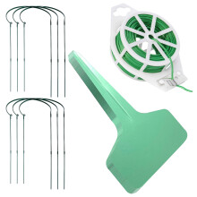 6Pack Rusts Resistant Plant Holder with 10 Label Stakes Garden