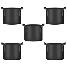 5Pcs Tomato Tub Fabric Plant Bag Potato Bag with-7 Gallons
