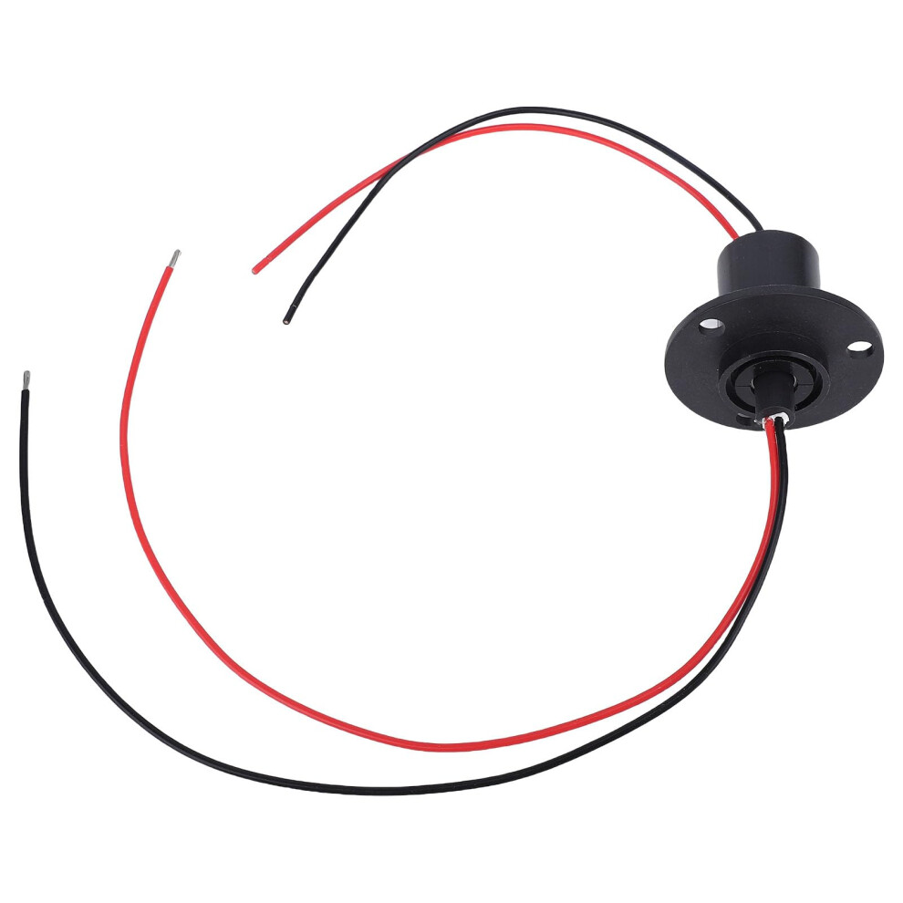 22Mm Diameter Slip Ring, 2 Wires, 10A Per Circuit, 360 Degree Rotation, Fiber Brush Technology, Cctv Robots Turntables 9347817422986