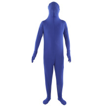 Dunkblauer Chromakey-Anzug für Fotografie, 180 cm, Milchseidenschwimmbahn