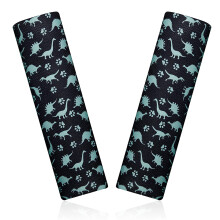 Dinosaur Seat Belt Covers 2 Pack Soft Plush Car Seat Belt Pillows For Kids And Babies, Shoulder Pads For Neck Protection