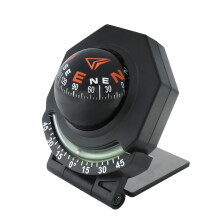 Automotive Navigation Compass Foldable Spherical Inclinometer, 180 Degree Adjustable Outdoor Compass For Camping Climbing