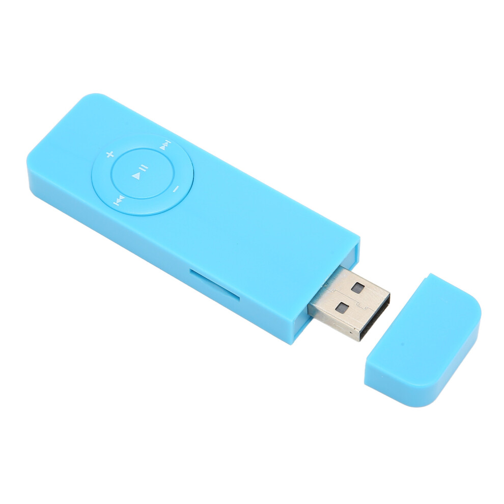 Compact Mp3 Player For Students: 64Gb Expandable Lossless Sound Blue 9301374750630