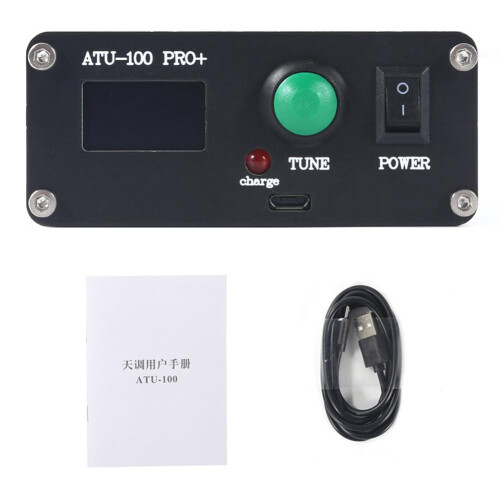 1.855MHz Automatic Antenna Tuner, MultiFunction, Rechargeable, Black ABS Case