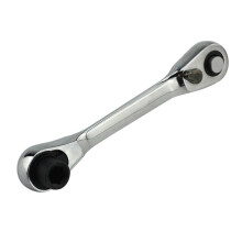 Ratcheting Wrench Set Double Head TwoDirection 72Tooth 1/4 Inch RustResistant Automotive Tool