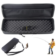 Fishing Rod Case Hard Cover, Rod Tube Holder, Travel Sling Organizer, Spool Storage Frame Kit Pouch, Cargo Crate Binder