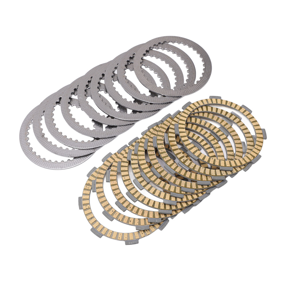 Motorcycle Clutch Friction Disc Plate Kit For Vfr400r Nc30 1989-1992 9361374761845