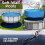 Over Ground Pool Liner Pad 12/15/18/24 Ft Compatible, NonSlip Ground Protector, Round 4.6 Meter Diameter 4